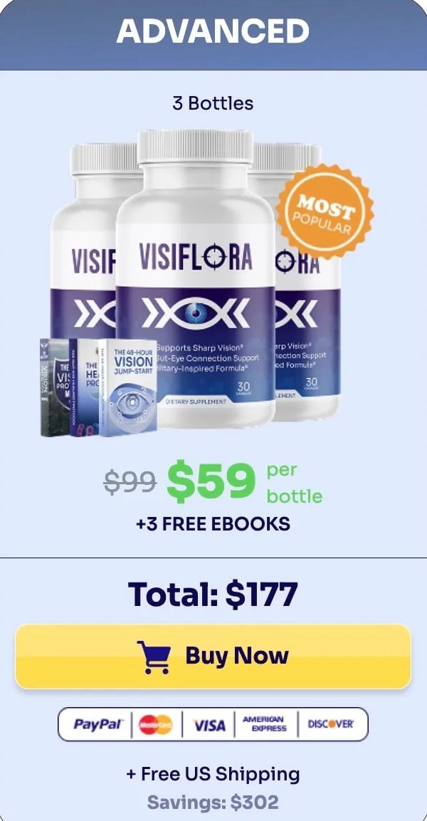 VisiFlora price 3 bottle