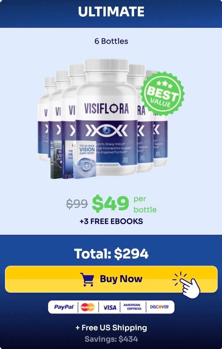 VisiFlora price 6 bottle
